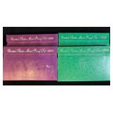 (4) U.S. Mint Proof Sets: 1990, 1993, 1995, 1998