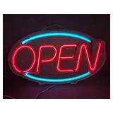 Neon Open Sign 32.5" W x 19" T