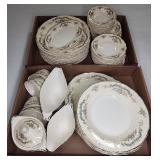 Edwin M. Knowles China Set, 57 Pc
