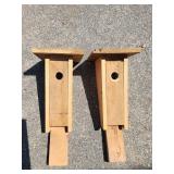 Wooden birdhouses (2)