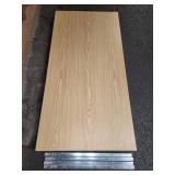 Wooden Top Table 59 1/2" x 29 1/2"