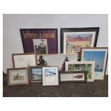 Framed Artwork and Posters Assorted Lot
