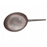 Cast Iron Pan w/ Handle, 11.5" Dia., Cracked
