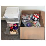 Toy Lot with Storage Drawers and Box