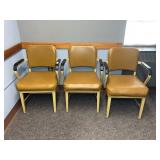Three Armchairs 22ï¿½x21ï¿½x33ï¿½