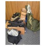 Military Surplus Lot w/ Gear & Apparel
