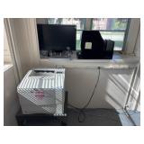 BenQ Monitor, Toshiba Printer, Desk Organizer