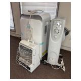 Portable Air Conditioner and Two Heaters Lot
