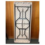 6ft Folding Table with Metal Legs