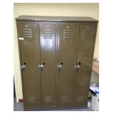 4-Door Metal Locker Cabinet