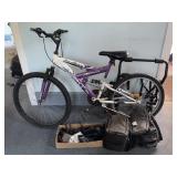 Power Climber Mountain Bike, Bags & Rack