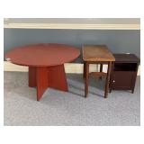 (3) Office & Side Tables