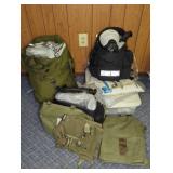 Military MSA Gas Mask Kits and Emergency Supplies