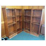 Four 20ï¿½x12ï¿½x57ï¿½ Wooden Bookcases