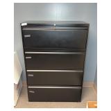 Four-Drawer Metal File Cabinet 36ï¿½x18ï¿½x52ï¿½