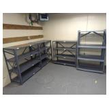 Fuve Gray Metal Storage Shelving Units