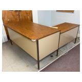 (4) Metal Office Desks