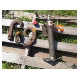 3 Trailer Hooks and Swivel Jack Stand