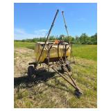 Towable Agricultural Sprayer with Yellow Poly