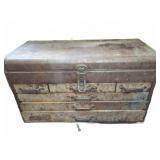 Metal Toolbox With Assorted Hand Tools