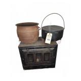 Cast Iron Pots, Portable Miniature Oven