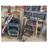 Contents of Garage Shelving