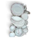 Hutschenreuther Bavaria Floral Porcelain Dinnerset