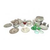 Vintage Dishware Cups Plates Teapot and L