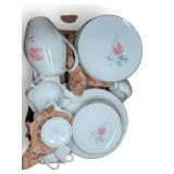 Schirnding Bavaria 782 Porcelain Tea Set Roses