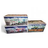 Hess Trucks 2005, 2007, 2008 in Original Boxes