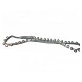 Antique Leather Strap with 38 Brass Sleigh Bells