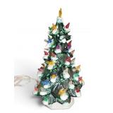 Lighted Ceramic Christmas Tree, 12'T