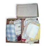 Vintage Table Linens and Cloths Lot