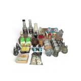 Vintage Mixed Lot Salt Pepper Shakers And Bottles