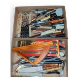 Large Assorted Kitchen and Utility Knife Lot