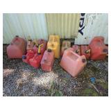 Plastic Gas Cans Various Sizes