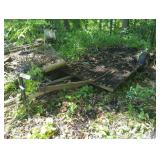 Homemade Wood and Metal Deck Trailer