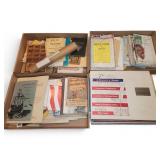 Ephemera and Booklet Lot, Maps, Manuals,
