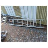 Extension Ladders and Aluminum Step Ladder Lot
