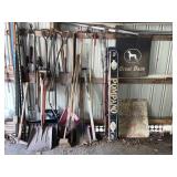 Yard Tools and Shovels Grouping