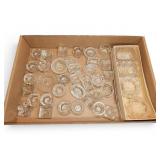 Pressed Glass Open Salt Cellars Lot