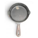 Vintage Cast Iron Skillet With Dual Pour Spouts