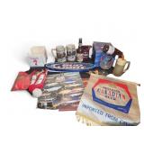 Beer Themed Barware Lot With Breweriana