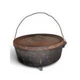 Antique Cast Iron Dutch Oven Pot 12 With Lid And