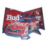 Budweiser NASCAR Ford Thunderbird Metal Sign 1991
