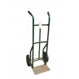 Steel Frame Hand Truck with Solid Wheels