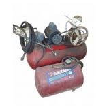 Sanborn Air Compressor And Air Works Portable Tank