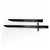 Bayonet With 15 3/4' Blade and Scabbard
