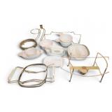CorningWare Bakeware Set With Stands, Chipped Lid