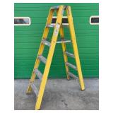 6ft Fiberglass Twin Step Ladder